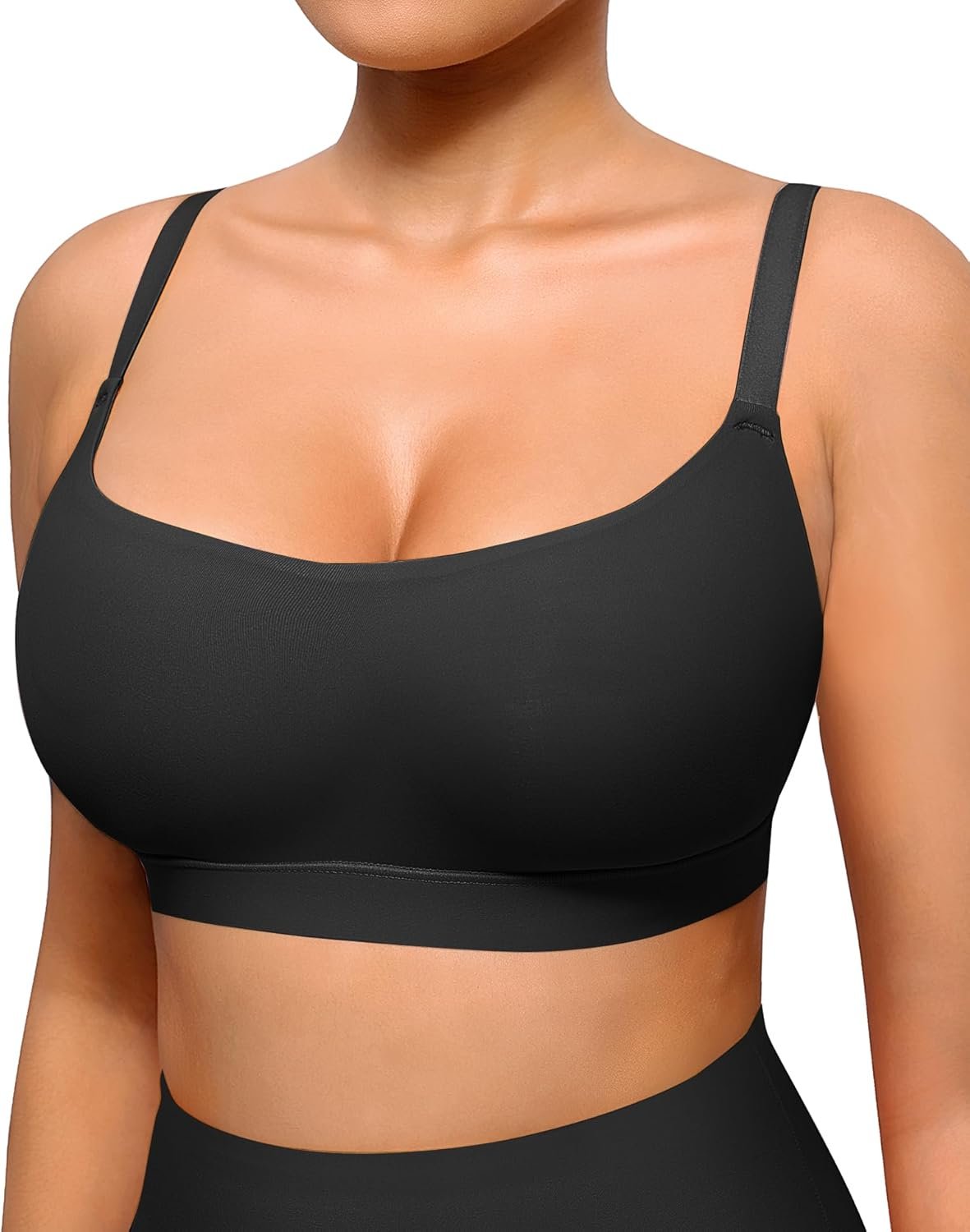 FeelinGirl Seamless Bras Wireless Bralettes for Women, No Wire Unlined Comfort Soft for Sleep, Everyday Bras