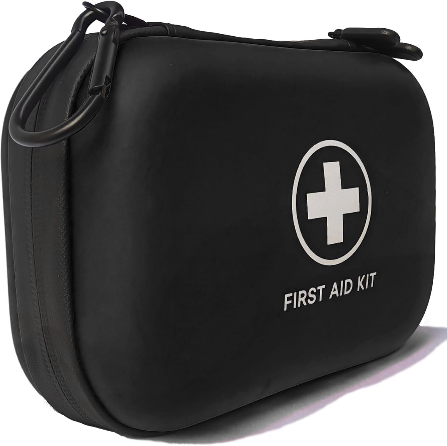First Aid Kit 196 Piece Waterproof Hard Shell Portable Survival Kit for Home, Camping, Cars, Hiking, Travel, Outdoor, Adventure Emergency Medical Kits (Black)