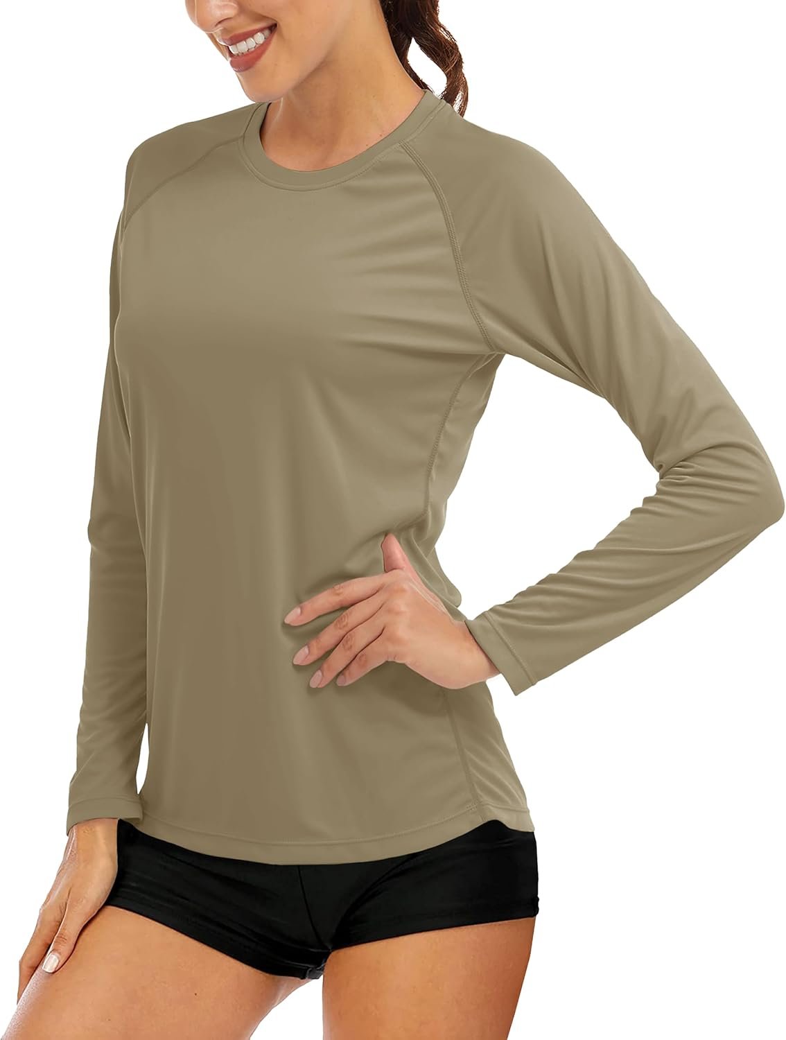 MAGCOMSEN Women’s Long Sleeve Shirts UPF 50+ Sun Protection Shirts for Hiking Fishing Workout Rash Guard