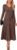 Arach&Cloz Women’s Wool Blend Tie Waist Pleated Fall Sweater Dress 2025