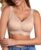 GLNEGE Womens Seamless Wireless Push Up Supportive Bra Comfortable No Underwire Full Coverage Jelly Lift T-Shirt Bras