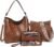 Purses for Women 3PCS, Crossbody Bags Set Large Leather Purse Shoulder Handbags with Wallet Adjustable Straps for Ladies Tote