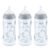 NUK Smooth Flow Anti Colic Baby Bottle, 10 oz, 3 Pack, Elephant