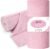 HONOVA Microfiber Cleaning Cloth Roll 45 Pack, 12”×12″ Reusable Paper Towels, Tear Away Microfiber Towels, Highly Absorbent, All-Purpose Washable Cleaning Rags for Kitchen, Window, Car, Shop (Pink)