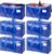 TICONN 6 Pack Extra Large Moving Bags with Zippers & Carrying Handles, Heavy-Duty Storage Tote Moving Boxes for Space Saving