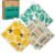 Harps&Seb Swedish Dishcloths for Kitchen Dishcloths – 6 Pack, Reusable Paper Towels with Clips, Super Absorbent Washable Non-Scratch Swedish Dish Towels, No Odor, Biodegradable